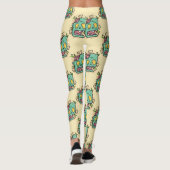 Leggings zombie d'halloween beige (Dos)