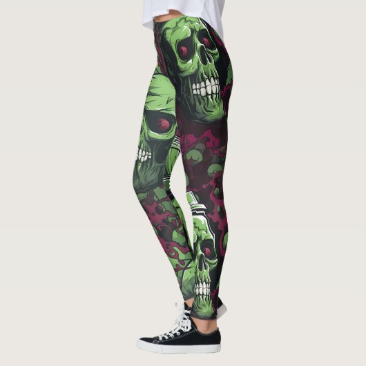 Leggings Zombie vert mort (Gauche)