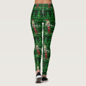 Leggings zombie xmas père Noël (Dos)