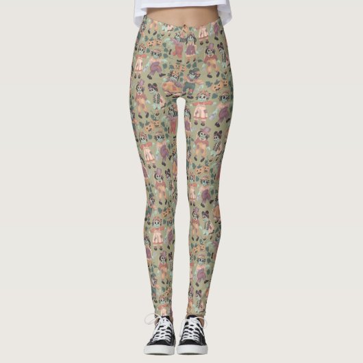 Leggings Zombies Poupées de chiffon Halloween 2 (Devant)