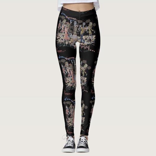 Leggings Zombis affamés (Devant)