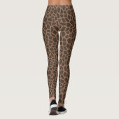 Leggings Zones d'animaux Motifs de girafe (Dos)