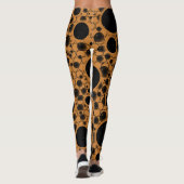 Leggings Zones de bulles spatiales - Bronze (Dos)