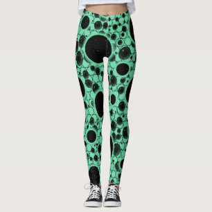 Leggings Zones de bulles spatiales - Monnaie