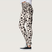 Leggings Zones de Dalmation Blanche Neige : Fourrure Animal (Gauche)