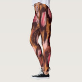 Leggings Zones léopard Motif animal africain (Gauche)