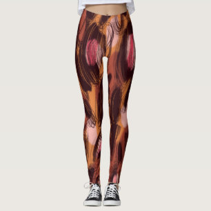 Leggings Zones léopard Motif animal africain