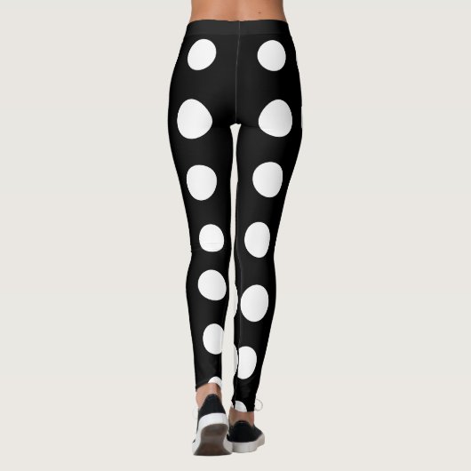 Leggings zwart-wit (Achterkant)
