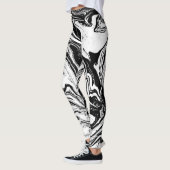 Leggings zwart-wit (Links)