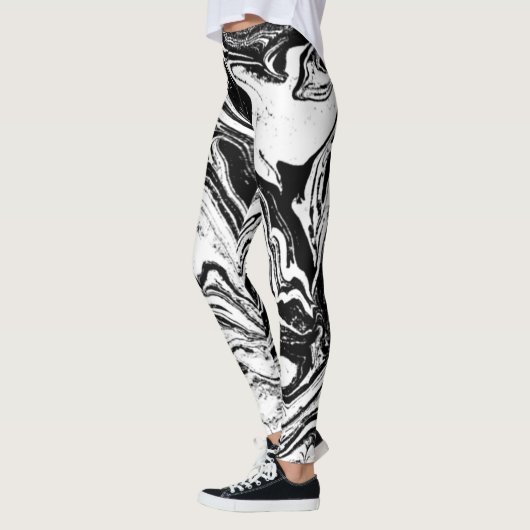 Leggings zwart-wit (Links)