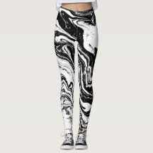 Leggings zwart-wit
