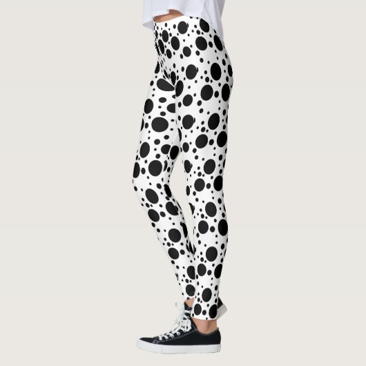 Leggings zwarte poolpunten (Links)