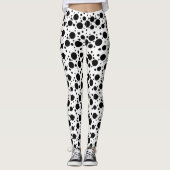Leggings zwarte poolpunten (Voorkant)