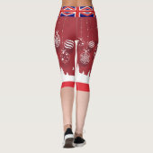 Leggins drôle drapeau Royaume-Uni | Gif Leggings d (Dos)