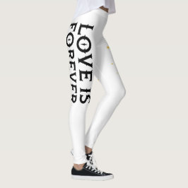 Leggins tatuaje neo tradicional love is foreve leggings