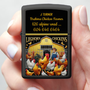 Leghorn boer met zijn kudde