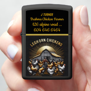 Leghorn boeren met kudde bij zonsopgang