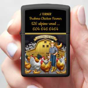 Leghorn Chicken Farmers Verzorgende Vogels bij zon
