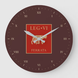 Legio VI Ferrata Vexillum met Romeinse cijfers Grote Klok