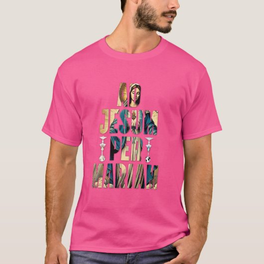 Legioen van Maria, Onze-Lieve-Vrouw Katholiek 2 T-shirt (Voorkant)
