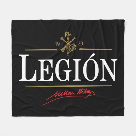 Legión Fleece Deken (Voorkant (Horizontaal))
