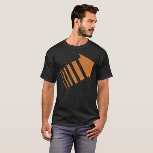 Legion hoofdstuk 3 - oranje pijl - noodlijdend lan t-shirt (Voorkant volledig)