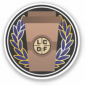 Legion of Coffee Vinyl Sticker (Voorkant)