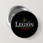 Legión Ronde Button 7,6 Cm (Voorkant /achterkant)