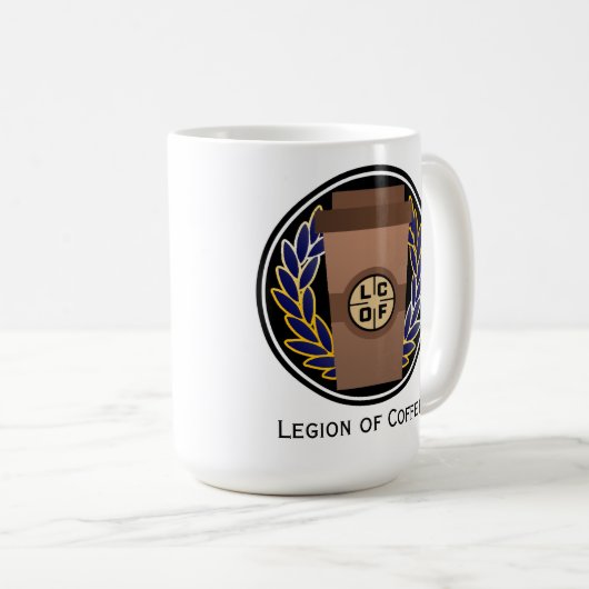 Legion van koffie-Mok Koffiemok (Voorkant rechts)