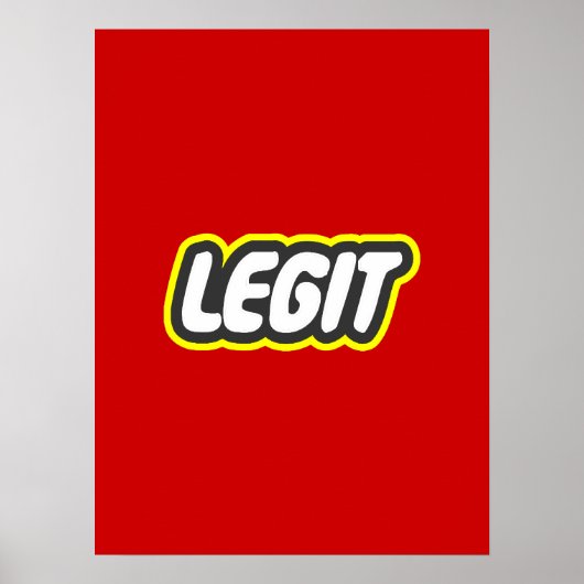 Legit Poster (Voorkant)