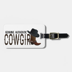 Legitieme Authentic COWGIRL Boot & Pet Bagagelabel