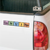 Legitieme elementen bumpersticker (Op Truck)