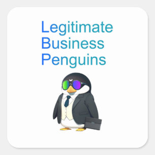 Legitimate Business Pinguïns sticker