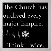 L'Eglise a survécu à chaque grand poster Empire