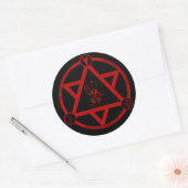 L'église de Lucifer - Sticker officiel du logo (x6 (Enveloppe)