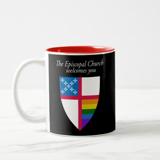 L'Eglise épiscopale vous accueille Mug LGBTQ (Gauche)