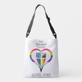 L'Église Épiscopale Vous Aime Sac fourre-tout ! (Dos)