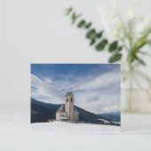 L'église St. Jakob à Villnöss carte postale (Debout devant)