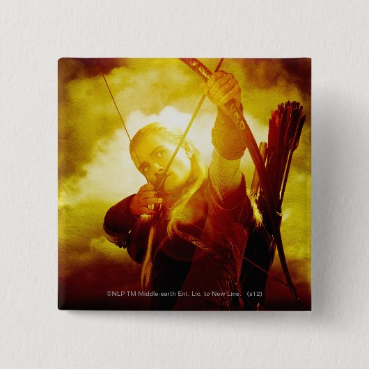 LEGOLAS GREENLEAF™-afzuigpijltje Vierkante Button 5,1 Cm (Voorkant)