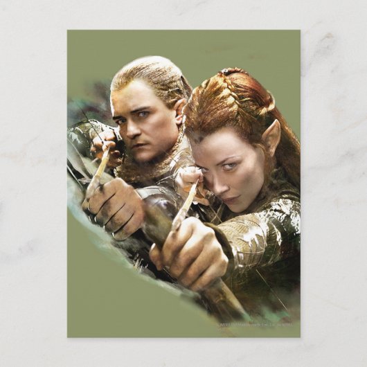 LEGOLAS GREENLEAF™ en TAURIEL™ Graphic Briefkaart (Voorkant)