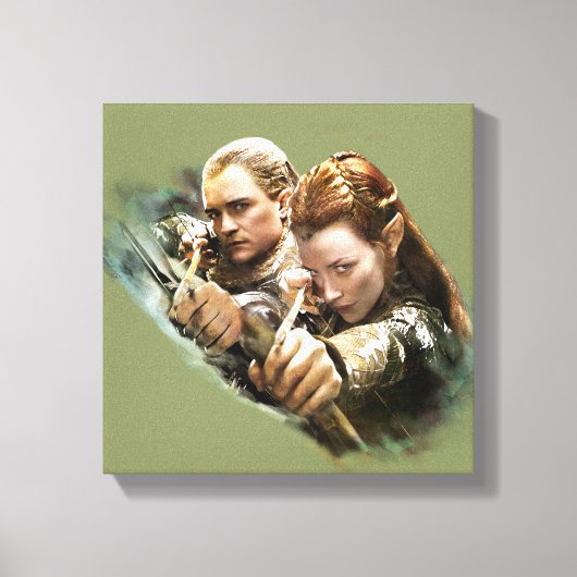 LEGOLAS GREENLEAF™ en TAURIEL™ Graphic Canvas Afdruk (Voorkant)