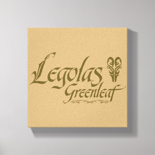 LEGOLAS GREENLEAF™-naam Canvas Afdruk (Voorkant)