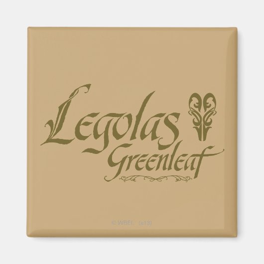 LEGOLAS GREENLEAF™-naam Magneet (Voorkant)