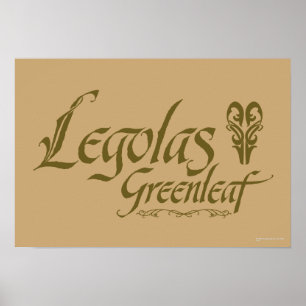 LEGOLAS GREENLEAF™-naam Poster