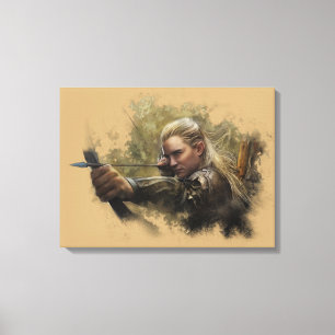LEGOLAS GREENLEAF™-schets Canvas Afdruk