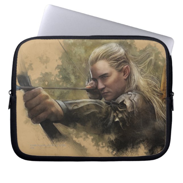 LEGOLAS GREENLEAF™-schets Laptop Sleeve (Voorkant)