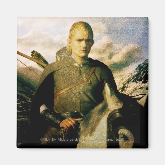 LEGOLAS GREENLEAF™ sluit het paard af Magneet (Voorkant)