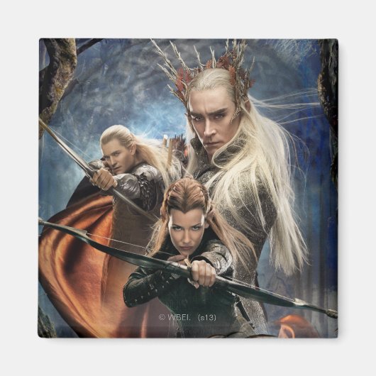 LEGOLAS GREENLEAF™, TAURIEL™ en Thranduil Magneet (Voorkant)
