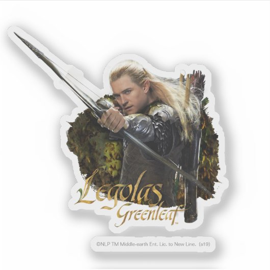 LEGOLAS GREENLEAF™ Tekenvak Grafisch Sticker (Voorkant)