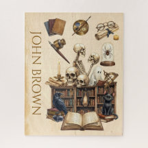 Legpuzzel Donkere Academics Gotiek Gepersonaliseer